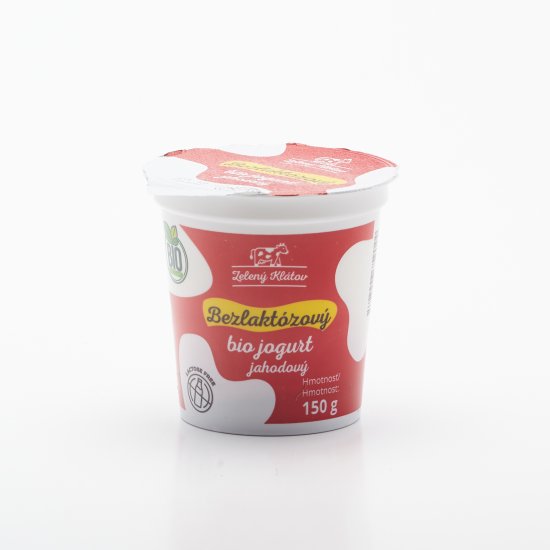BIO Bezlaktózový jahodový jogurt 150g