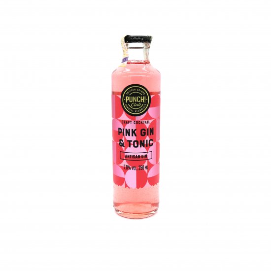 Punch Club! Pink Gin & Tonic 7% 250ml