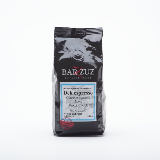Barzzuz Decoff espresso blend 250g