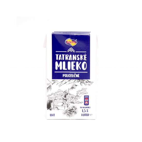 Tatranské mlieko trvanlivé 1,5% 1 l