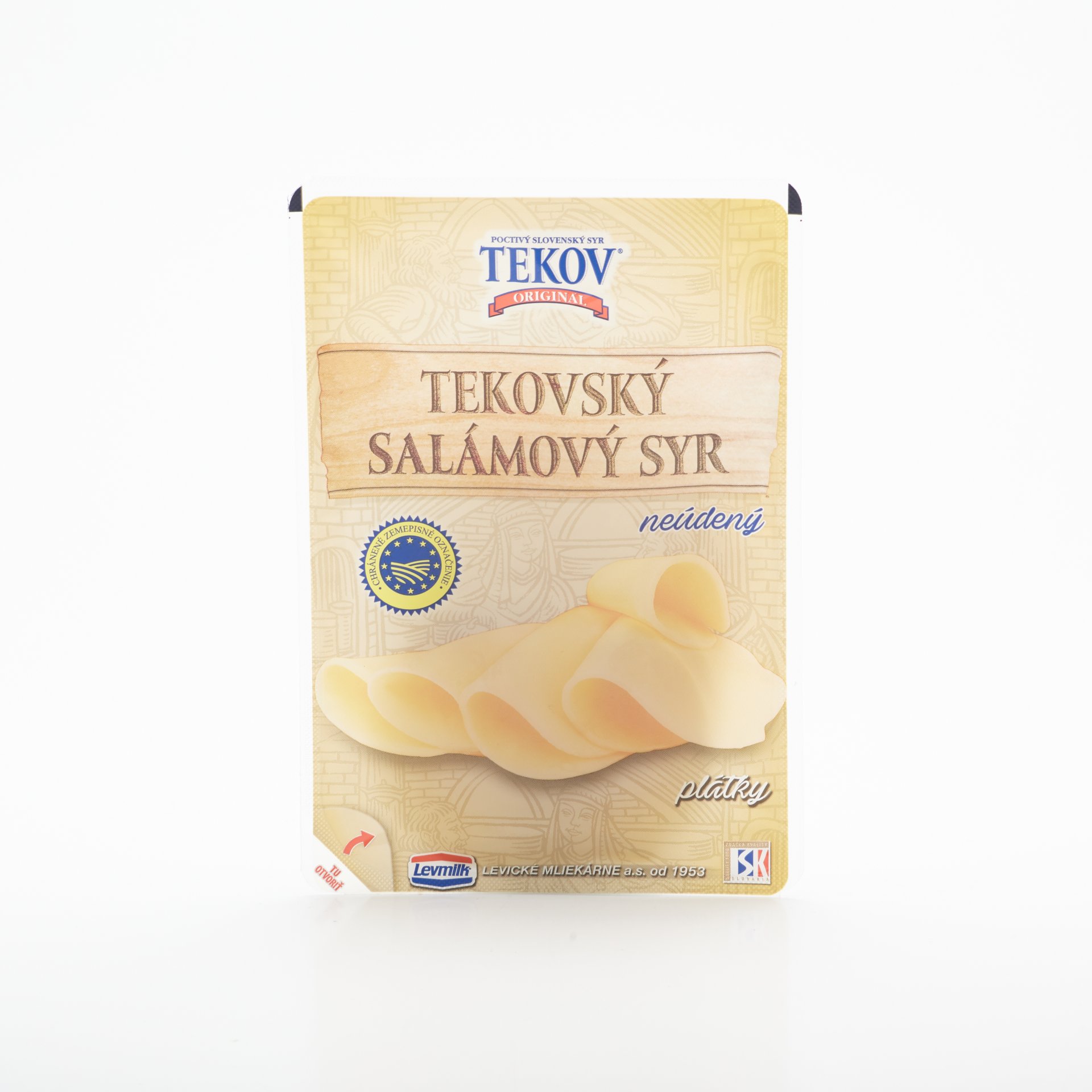 Tekovský salámový syr plátky 100g