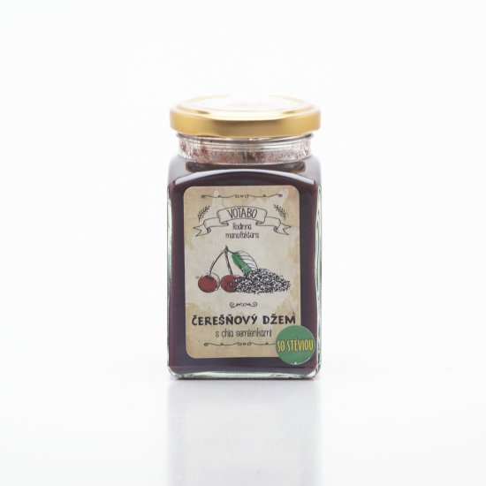 Čerešňový džem s chia so stéviou 260 ml