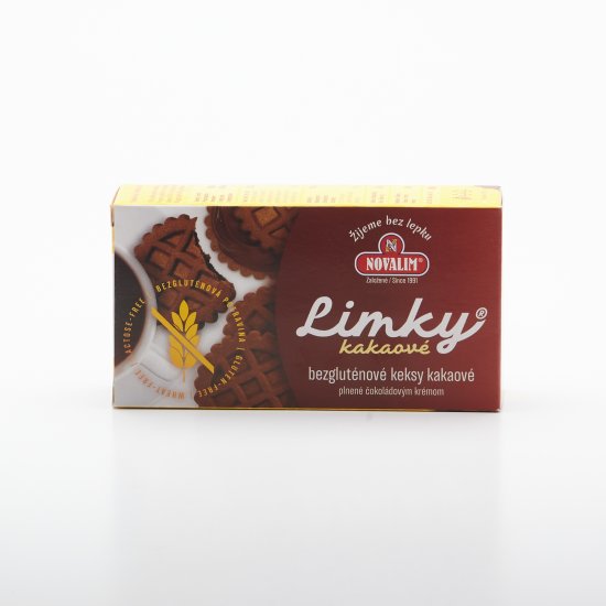 LIMKY - bezgl.keksy kakaové, plnené
