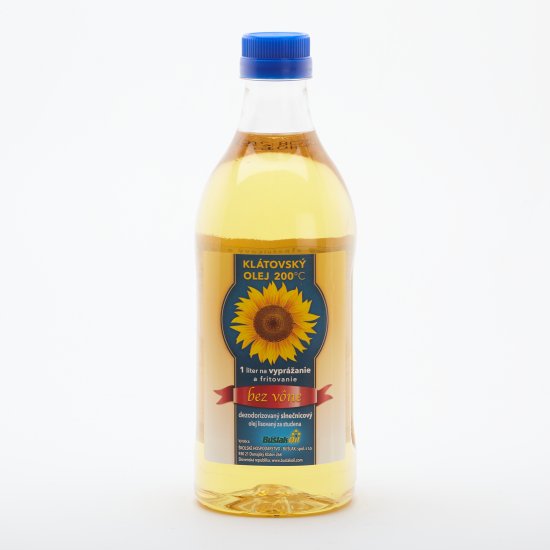 Klátovský olej slnečnicový bez vône 1 l