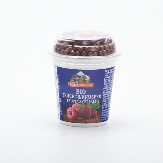 BIO Malinový jogurt s cereáliami 150g