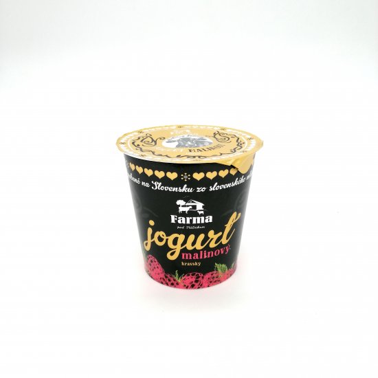 Kravský jogurt malinový 150ml