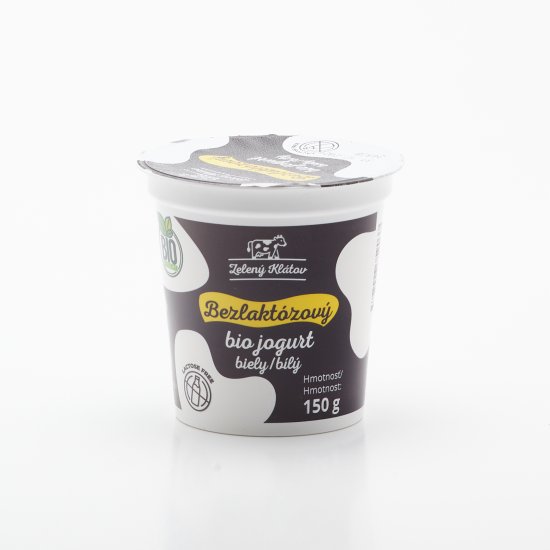 BIO Bezlaktózový biely jogurt 150 g