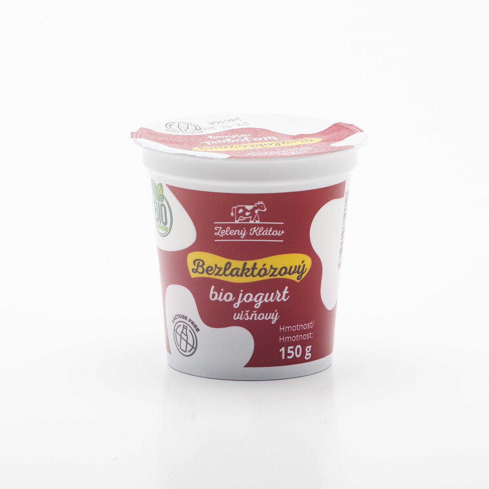 BIO Bezlaktózový višňový jogurt 150g