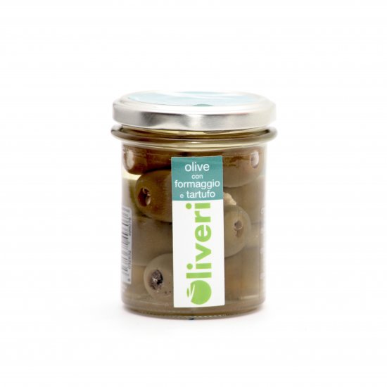 Olivy plnené syrom a hľúzovkou 190 g