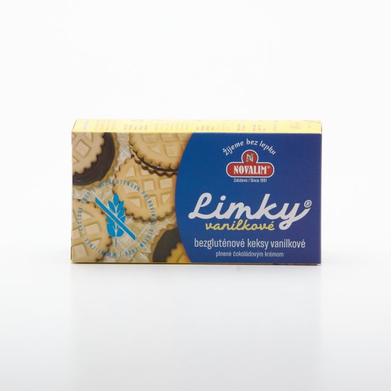 LIMKY - bezgl.keksy vanilkové, plnené
