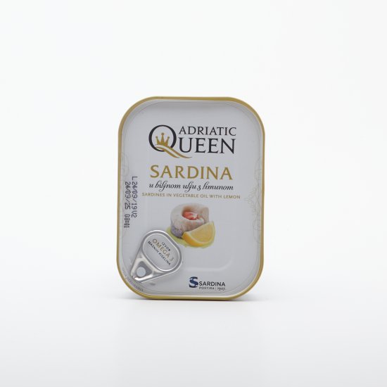 Queen sardinky s citrónom 105g