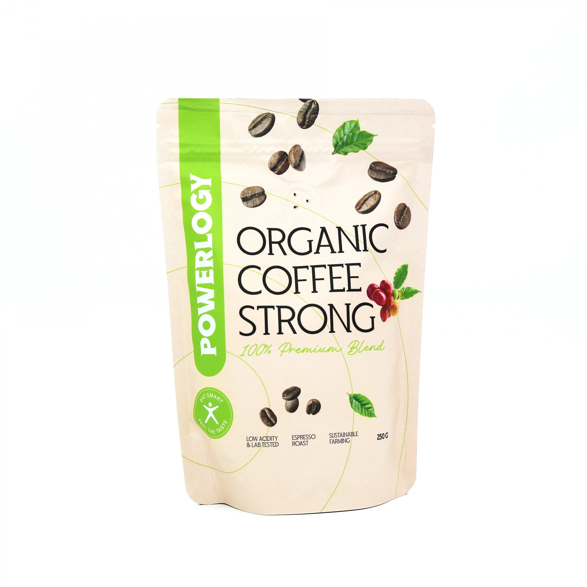 Powerlogy Organic Coffee Strong 250g