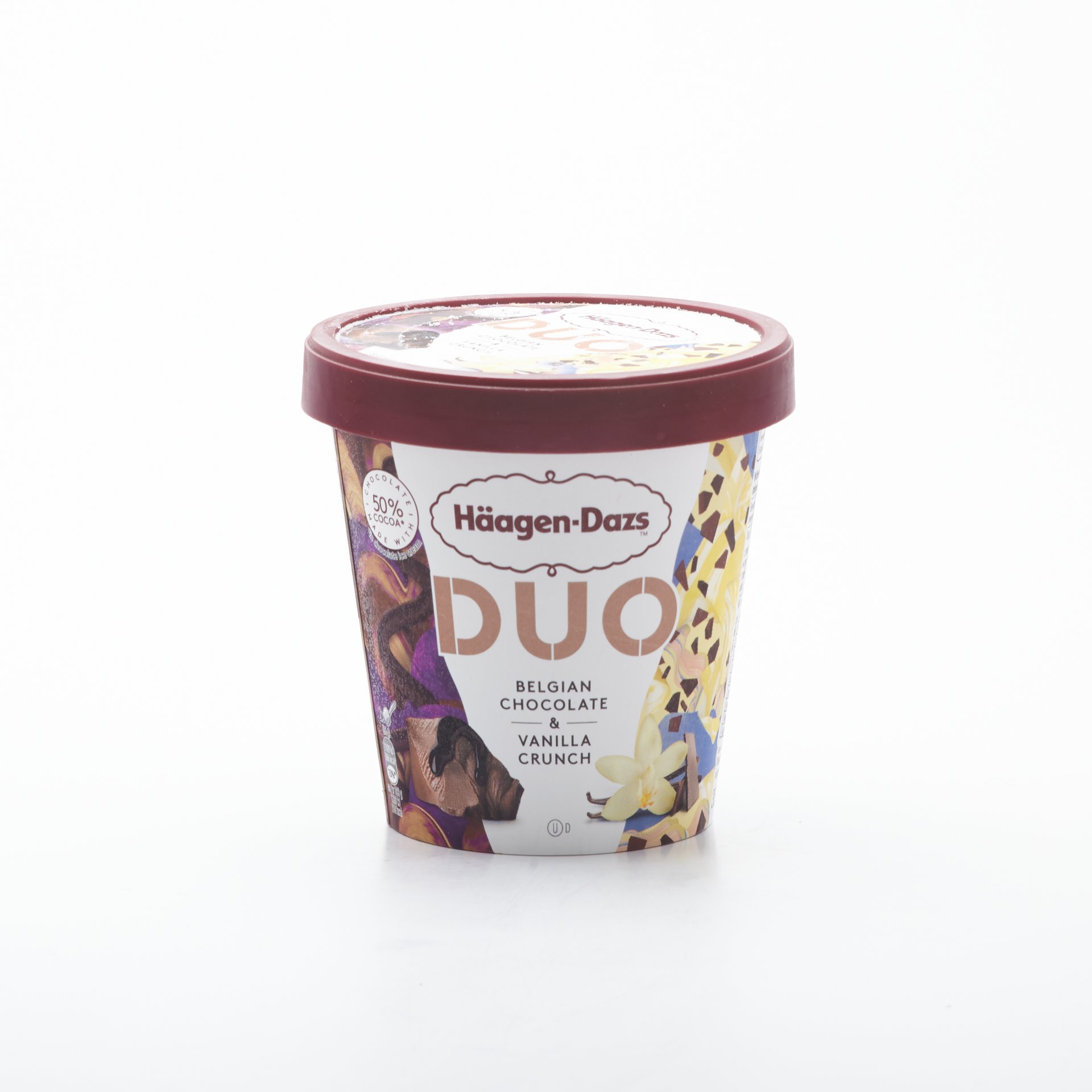 HD DUO belgická čokoláda a vanilka 420ml