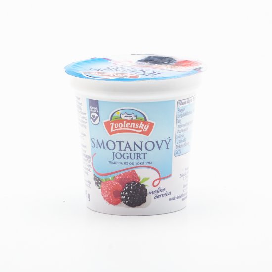Smotanový jogurt s malinami 145g