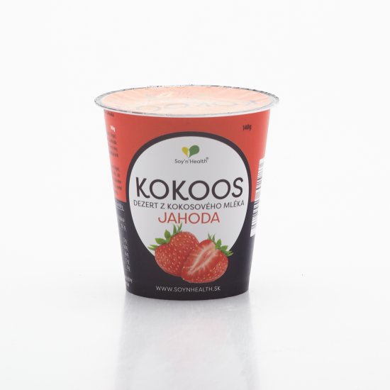 Kokoos jogurt jahoda 140g