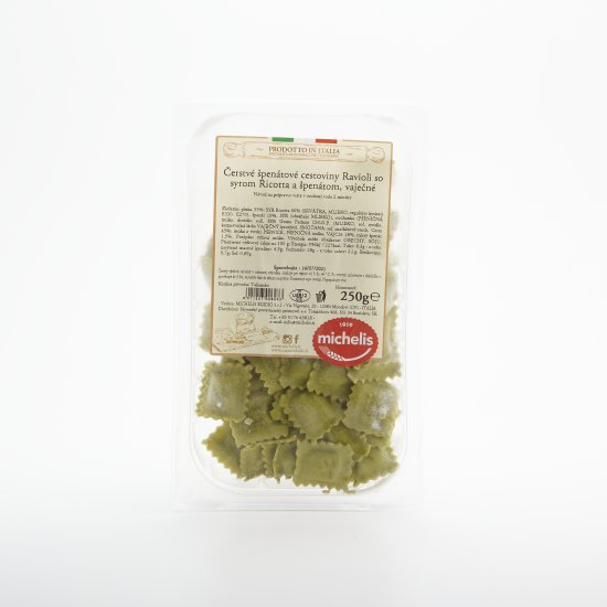Green ricotta and spinach ravioli 250g