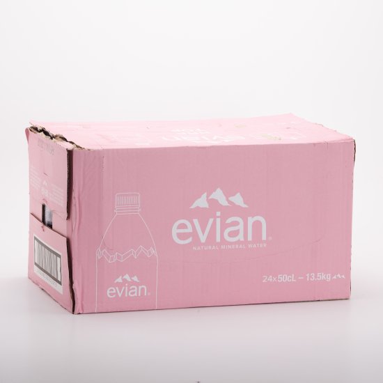Evian natural mineral water 6x500ml
