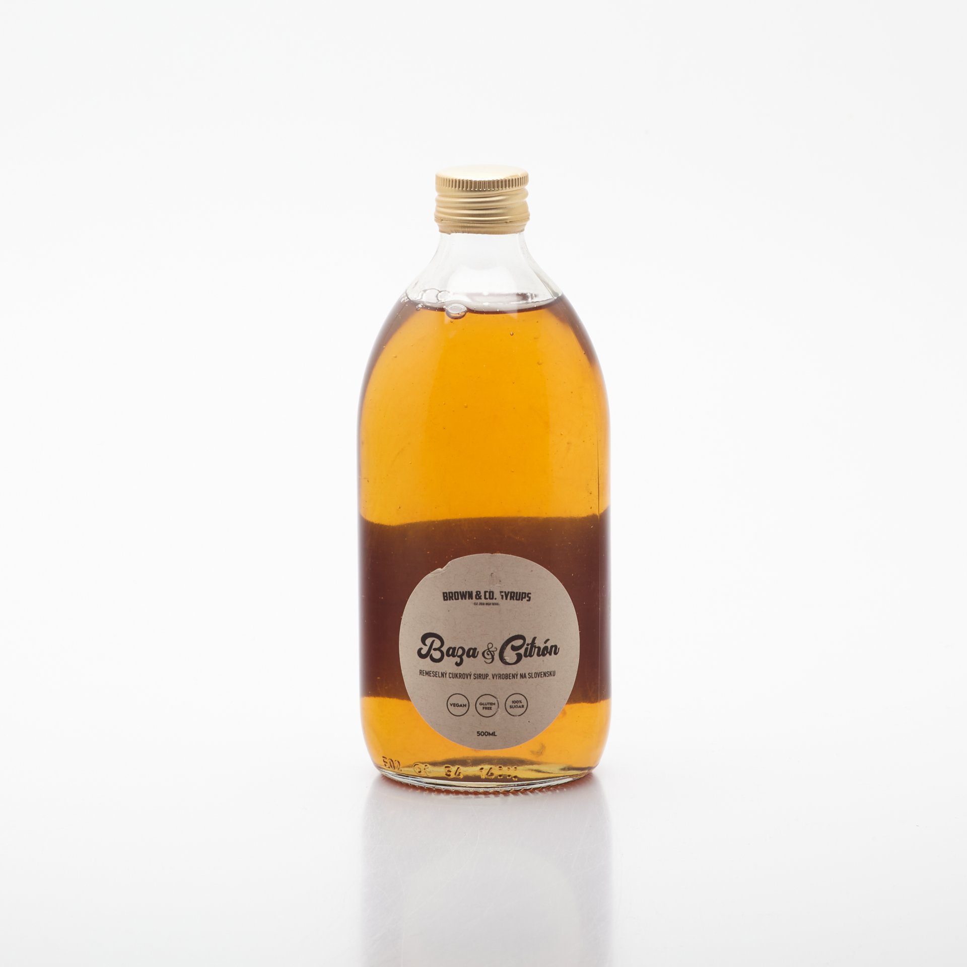 BROWN&Co. Syrups - Baza & citrón 500ml