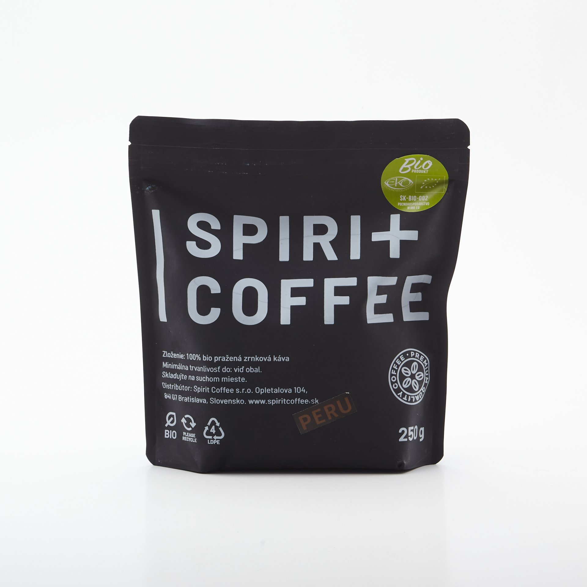 BIO Spirit Coffee - Peru Organic 250g