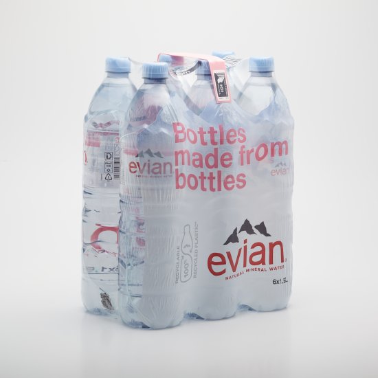 6pack Evian Prírodná minerálna voda 1,5l