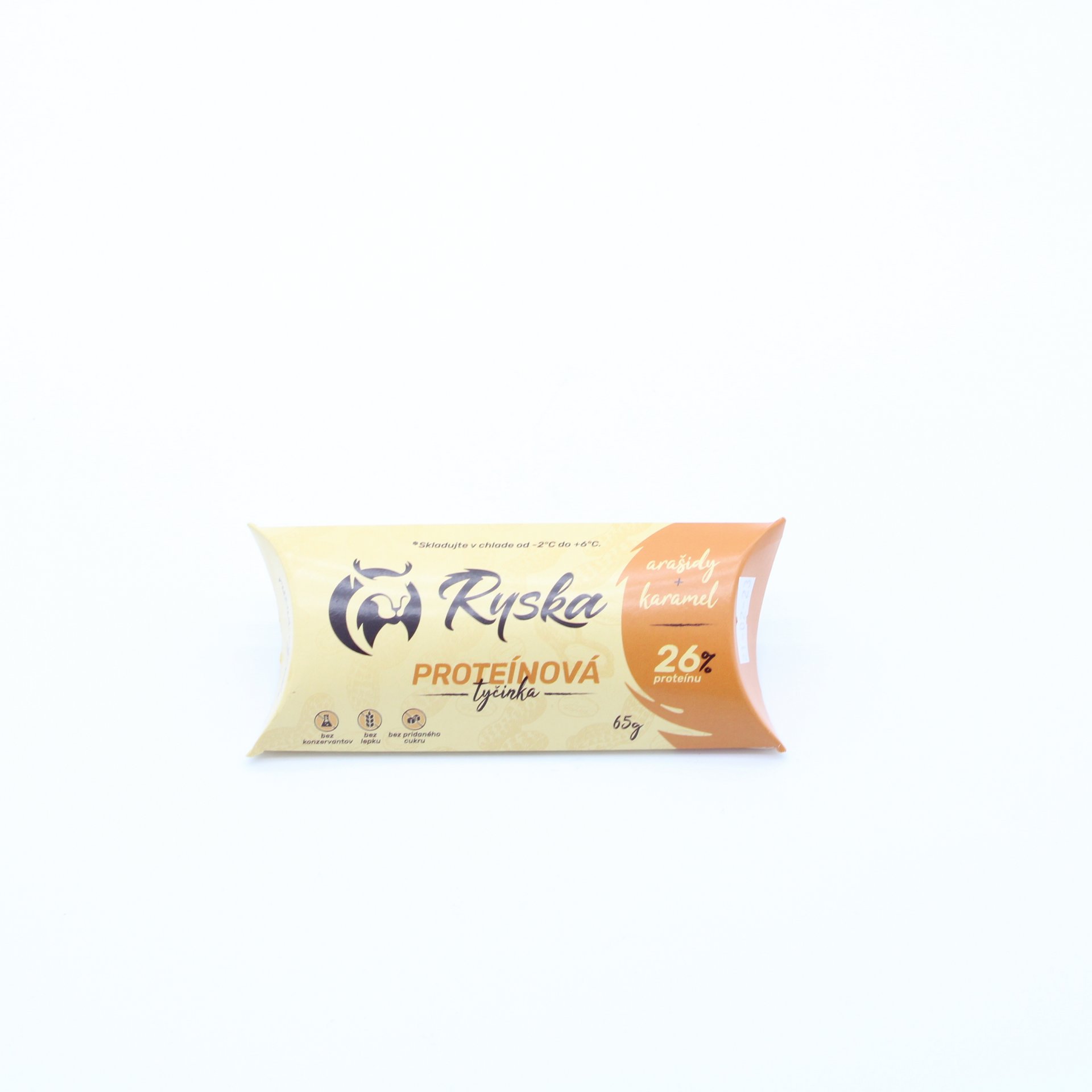 Proteínová tyčinka arašidy-karamel 65g