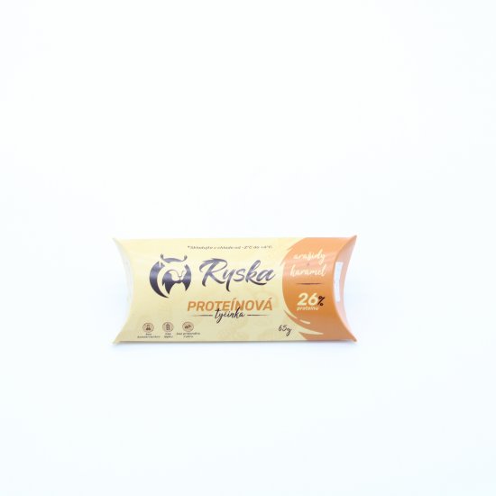 Proteínová tyčinka arašida-karamel 65g