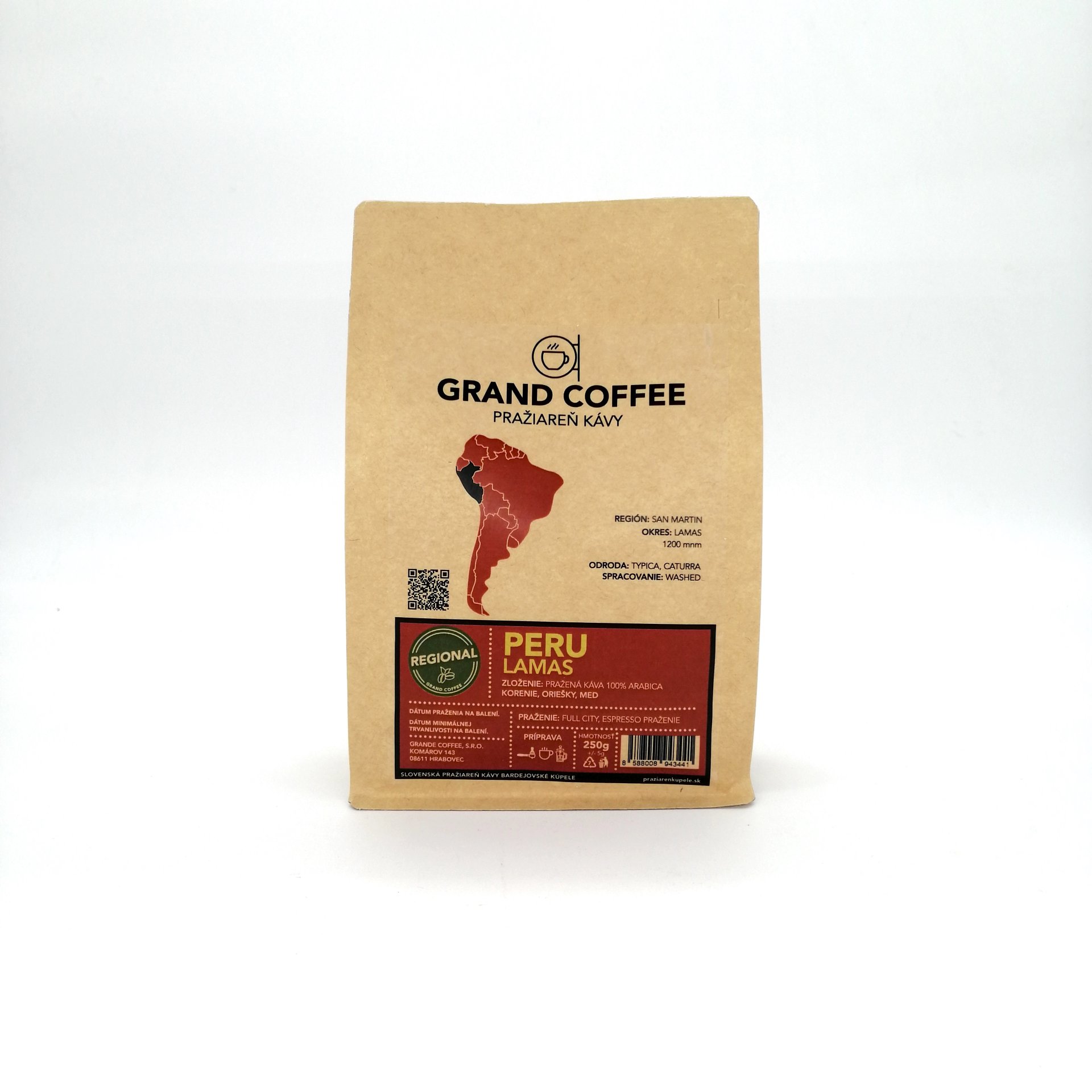 Grande Coffee Peru Lamas 250g