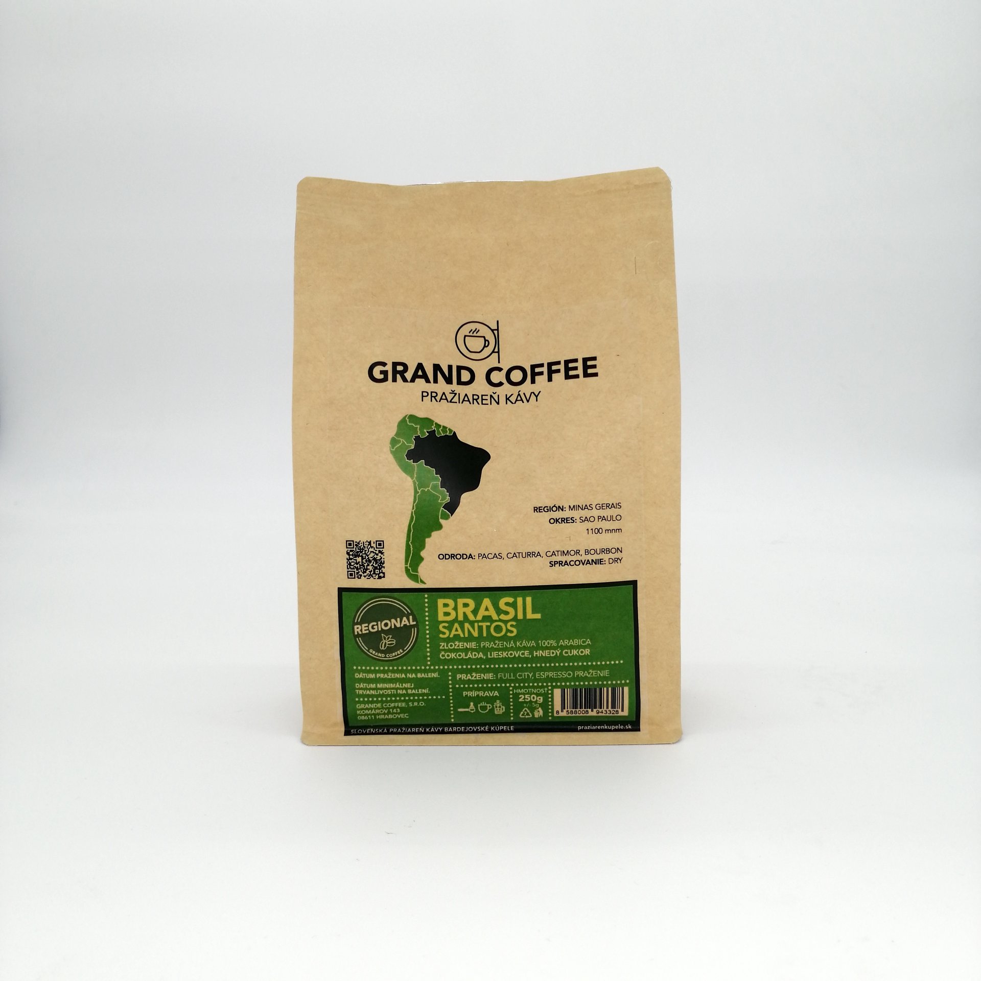 Grande Coffee  Brasil Santos 250g