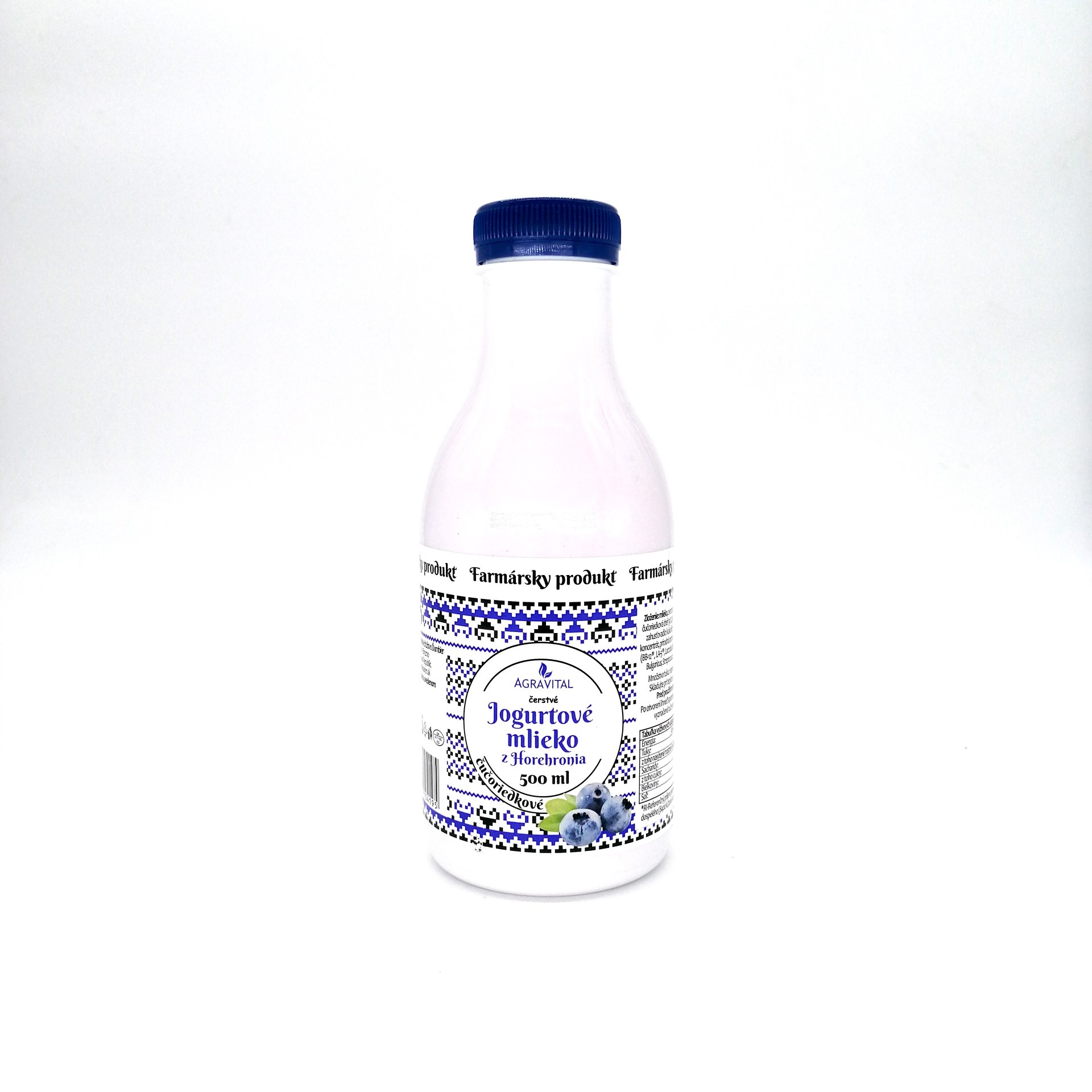 Jogurtové mlieko čučoriedkové 500ml
