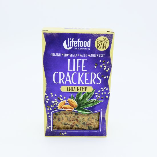 Life Crackers BIO Konopné s chia 90g